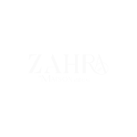 ZAHRA BY MAISOND'HEE LOGO FULL SQUARE WHITE 2024